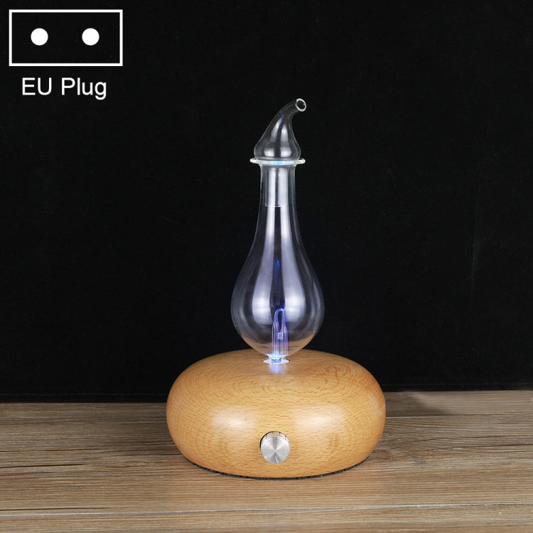 Wood Essential Oil Diffuser Aromatherapy Machine Automatic Alcohol Sprayer, Plug Specification:EU Plug(Light Brown) - Home & Garden by buy2fix | Online Shopping UK | buy2fix