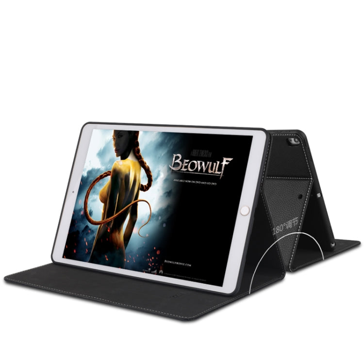 For iPad 10.2 2021 / 2020 / 2019 GEBEI PU+TPU Horizontal Flip Protective Case with Holder & Card Slots(Black) - iPad 10.2 Cases by GEBEI | Online Shopping UK | buy2fix