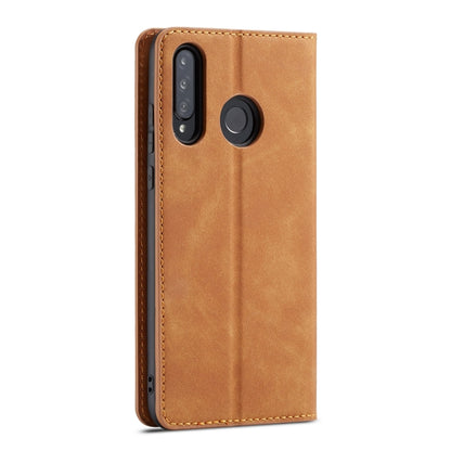 For Huawei P30 Lite Forwenw Dream Series Oil Edge Strong Magnetism Horizontal Flip Leather Case with Holder & Card Slots & Wallet & Photo Frame(Brown) - Huawei Cases by Forwenw | Online Shopping UK | buy2fix