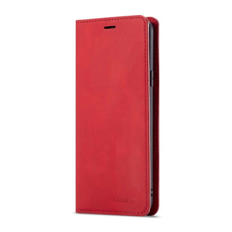 For Galaxy S9 Forwenw Dream Series Oil Edge Strong Magnetism Horizontal Flip Leather Case with Holder & Card Slots & Wallet & Photo Frame(Red) - Galaxy Phone Cases by Forwenw | Online Shopping UK | buy2fix