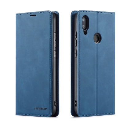 For Xiaomi Redmi Note 7 Pro Forwenw Dream Series Oil Edge Strong Magnetism Horizontal Flip Leather Case with Holder & Card Slots & Wallet & Photo Frame(Blue) - Xiaomi Cases by Forwenw | Online Shopping UK | buy2fix