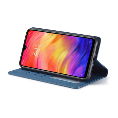 For Xiaomi Redmi Note 7 Pro Forwenw Dream Series Oil Edge Strong Magnetism Horizontal Flip Leather Case with Holder & Card Slots & Wallet & Photo Frame(Blue) - Xiaomi Cases by Forwenw | Online Shopping UK | buy2fix