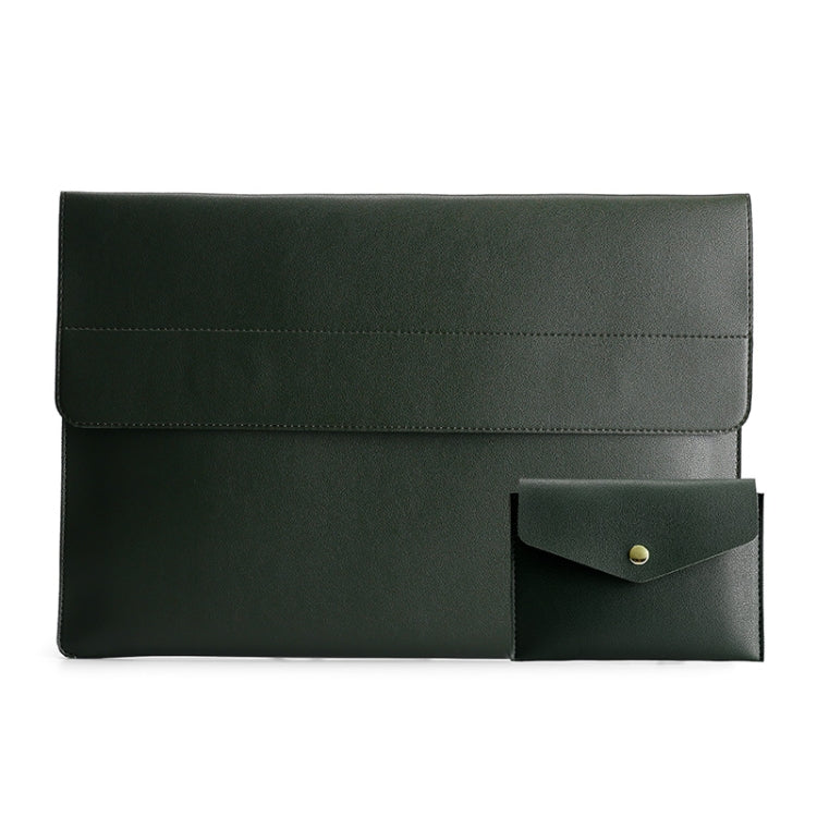 13.3 inch POFOKO Lightweight Waterproof Laptop Protective Bag(Dark Green) - 13.3 inch by POFOKO | Online Shopping UK | buy2fix