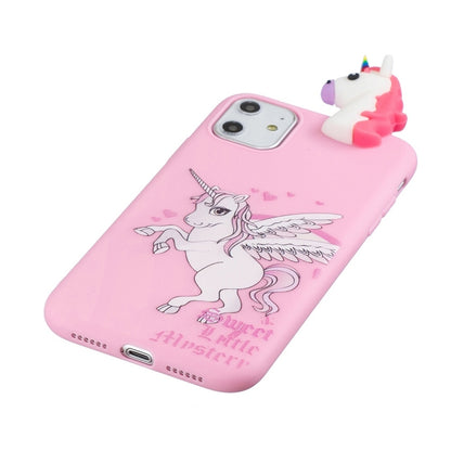 For iPhone 11 Shockproof Cartoon TPU Protective Case(Unicorn) - iPhone 11 Cases by buy2fix | Online Shopping UK | buy2fix