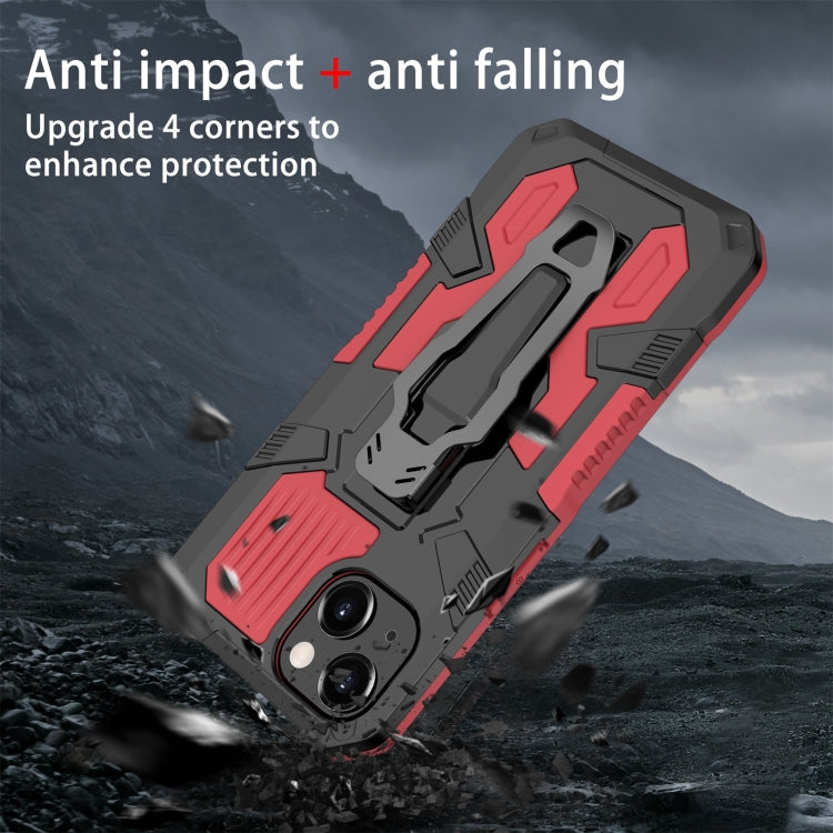 For iPhone 13 Pro Machine Armor Warrior PC + TPU Phone Case (Red) - iPhone 13 Pro Cases by buy2fix | Online Shopping UK | buy2fix