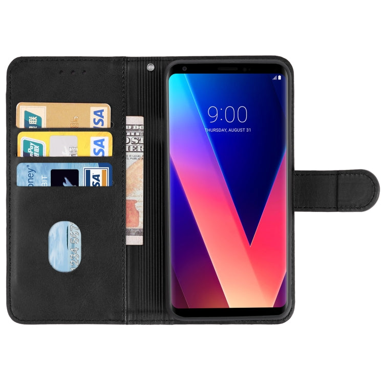 Leather Phone Case For LG V30+(Black) - Mobile Accessories by buy2fix | Online Shopping UK | buy2fix