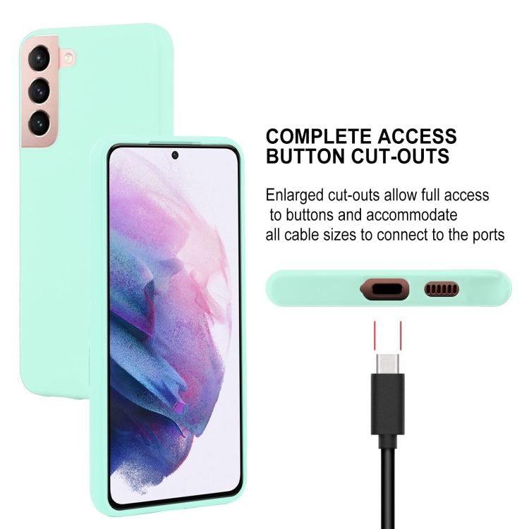 For Samsung Galaxy S22+ 5G GOOSPERY SOFT FEELING Liquid TPU Soft Case(Mint Green) - Samsung Accessories by GOOSPERY | Online Shopping UK | buy2fix