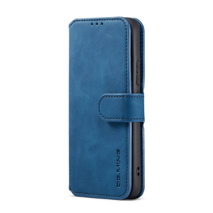 For Samsung Galaxy A53 5G DG.MING Retro Oil Side Horizontal Flip Leather Case with Holder & Card Slots & Wallet(Blue) - Samsung Accessories by DG.MING | Online Shopping UK | buy2fix