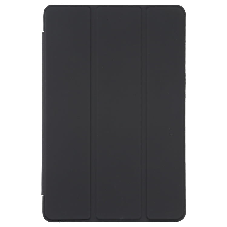 For Xiaomi Mi Pad 5 TPU Three-fold Leather Tablet Case(Black) - Xiaomi Accessories by buy2fix | Online Shopping UK | buy2fix