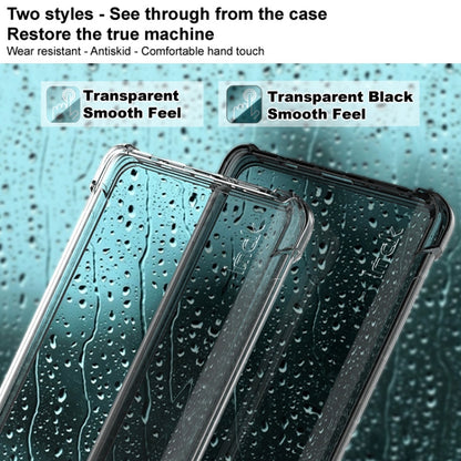 For Samsung Galaxy S22 Ultra 5G imak TPU Phone Case with Screen Protector(Transparent Black) - Galaxy S22 Ultra 5G Cases by imak | Online Shopping UK | buy2fix