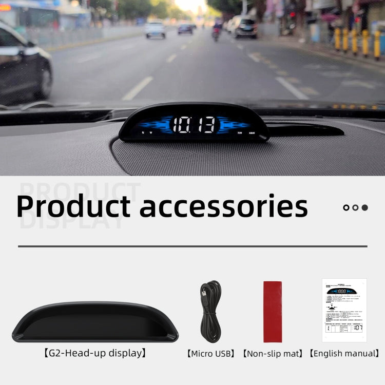 G2 Car HD GPS Head-Up Display HUD System - In Car by buy2fix | Online Shopping UK | buy2fix