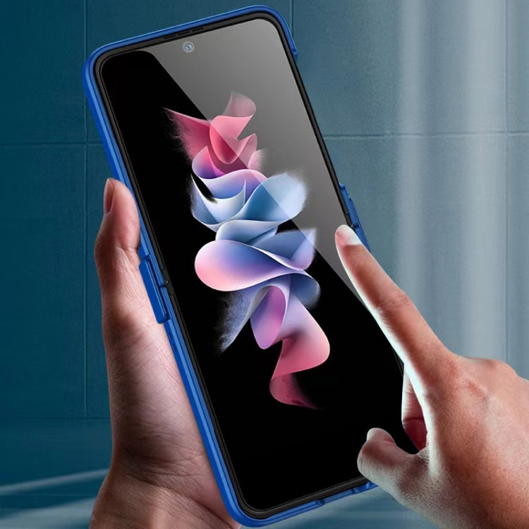 For Samsung Galaxy Z Flip3 5G PC Skin Feel Folding Phone Case(Black) - Samsung Accessories by buy2fix | Online Shopping UK | buy2fix