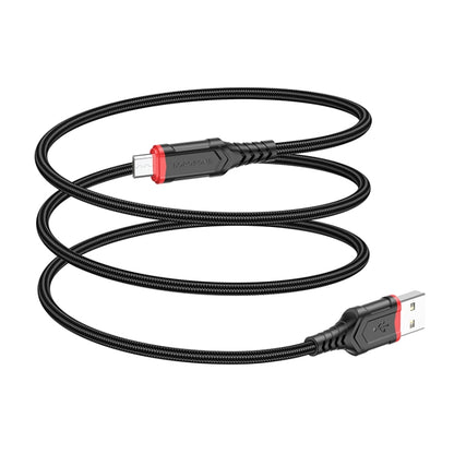 Borofone BX67 1m 2.4A USB to Micro USB Charging Sync Data Cable(Red) -  by Borofone | Online Shopping UK | buy2fix
