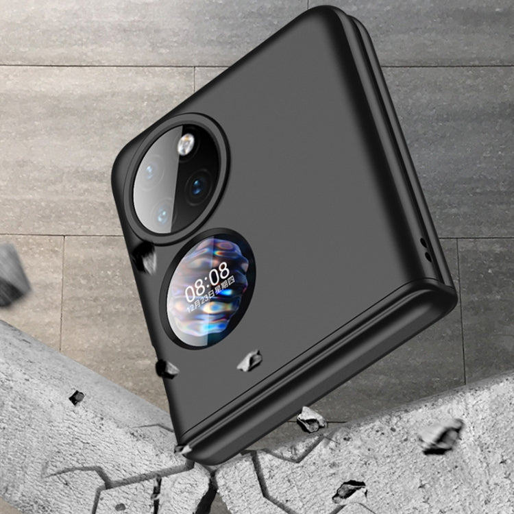 For Huawei P50 Pocket GKK Magnetic Hinge Full Coverage Phone Case(Black) - Huawei Cases by GKK | Online Shopping UK | buy2fix
