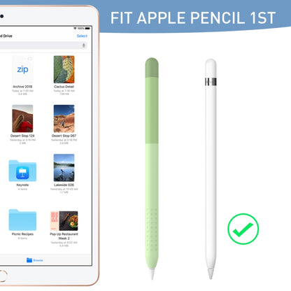 DUX DUCIS Gradient Silicone Stylus Protective Case for Apple Pencil 1st Gen(Green) - Pencil Accessories by DUX DUCIS | Online Shopping UK | buy2fix