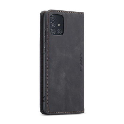 For Galaxy A51 CaseMe Multifunctional Horizontal Flip Leather Case, with Card Slot & Holder & Wallet(Black) - Galaxy Phone Cases by CaseMe | Online Shopping UK | buy2fix