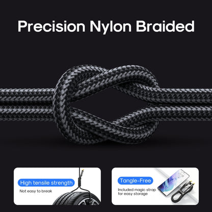 JOYROOM S-UC027A20 USB-A to USB-C / Type-C 3A Sync Data Cable, Cable Length:2m(Black) -  by JOYROOM | Online Shopping UK | buy2fix