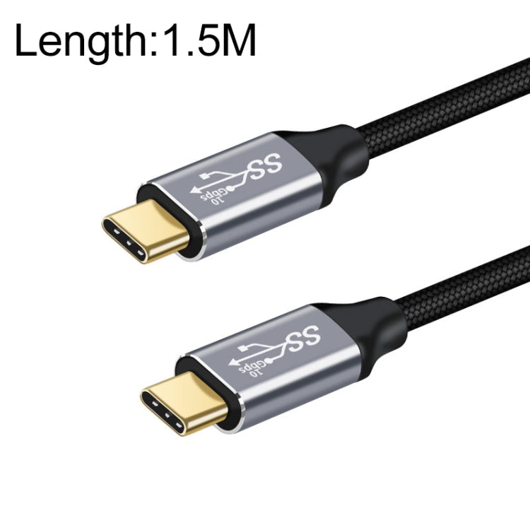 1.5m 10Gbps USB-C / Type-C Male to Male Charging Data Transmission Cable - Computer & Networking by buy2fix | Online Shopping UK | buy2fix