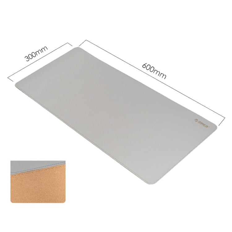 ORICO Double Sided Mouse Pad, Size: 300x600mm, Color:Cork + Grey PU - Mouse Pads by ORICO | Online Shopping UK | buy2fix