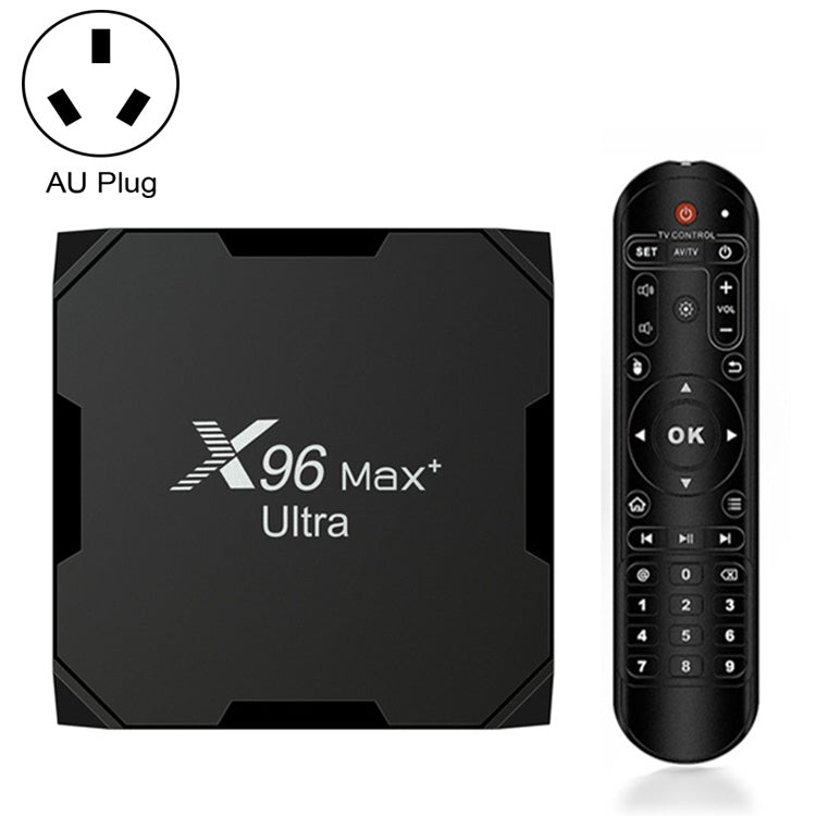 X96 Max+ Ultra 4GB+64GB Amlogic S905X4 8K Smart TV BOX Android 11.0 Media Player, Plug Type:AU Plug - Others by buy2fix | Online Shopping UK | buy2fix