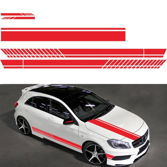 D-936 Stripe Pattern Car Modified Decorative Sticker(Red) - In Car by buy2fix | Online Shopping UK | buy2fix