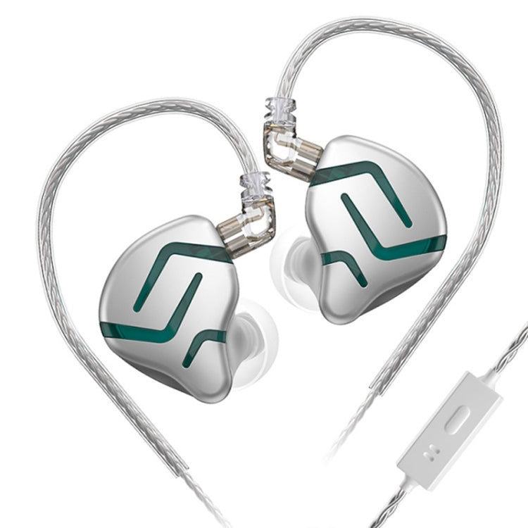 KZ-ZES Electrostatic Dynamic Hybrid HIFI In-Ear Headphones,Length: 1.2m(With Microphone) - In Ear Wired Earphone by KZ | Online Shopping UK | buy2fix
