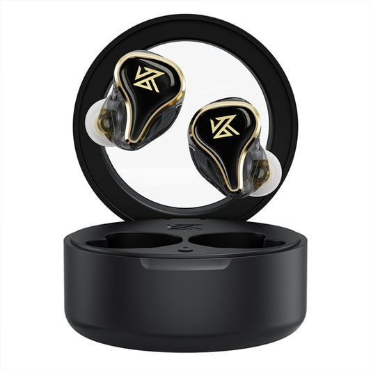 KZ-SK10 PRO Ring Iron Sports Wireless Bluetooth TWS Headphones(Black) - Bluetooth Earphone by KZ | Online Shopping UK | buy2fix