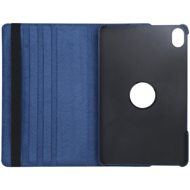 For Honor Pad 8 360 Degree Rotation Litchi Texture Flip Leather Tablet Case(Blue) - For Huawei by buy2fix | Online Shopping UK | buy2fix