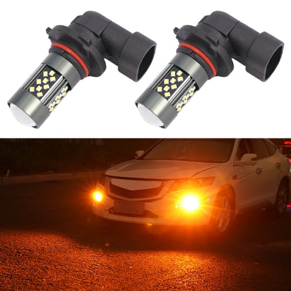 1 Pair 9005 12V 7W Strobe Car LED Fog Light(Orange Light) - In Car by buy2fix | Online Shopping UK | buy2fix