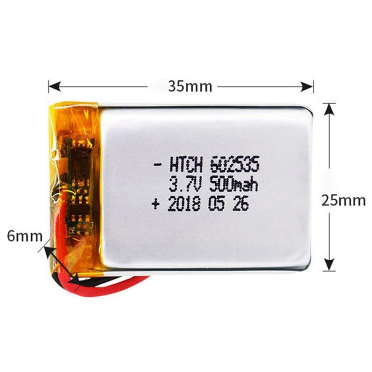 2pcs 602535 Li-Polymer Battery Replacement - Others by buy2fix | Online Shopping UK | buy2fix