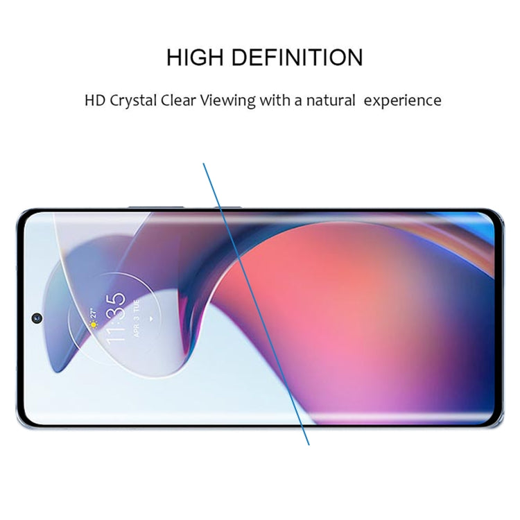 3D Curved Edge Full Screen Tempered Glass Film For Motorola Moto S30 Pro / Edge 30 Fusion - Mobile Accessories by buy2fix | Online Shopping UK | buy2fix