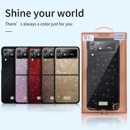 For Samsung Galaxy Z Flip4 SULADA Shockproof TPU + Handmade Leather Phone Case(Colorful) - Samsung Accessories by SULADA | Online Shopping UK | buy2fix