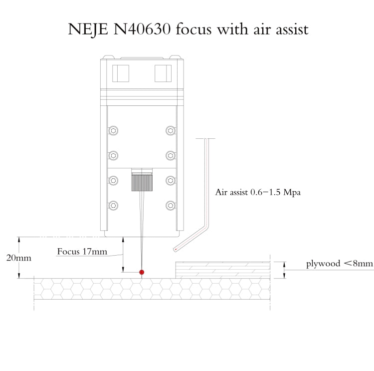 NEJE MASTER 3 Plus Laser Engraver with N40630 Laser Module(EU Plug) - DIY Engraving Machines by NEJE | Online Shopping UK | buy2fix