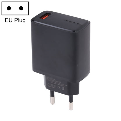 LZ-1130 QC 3.0 USB Charger, Plug Type:EU Plug(Black) - Apple Accessories by buy2fix | Online Shopping UK | buy2fix