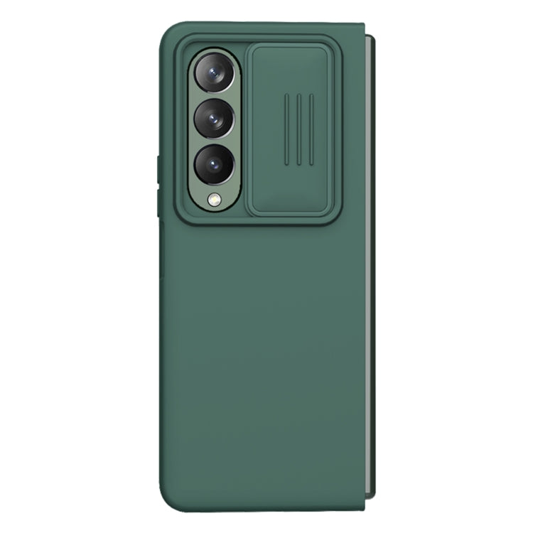 For Samsung Galaxy Z Fold4 5G NILLKIN CamShield Liquid Silicone + PC Full Coverage Case(Green) - Galaxy Z Fold4 5G Cases by NILLKIN | Online Shopping UK | buy2fix