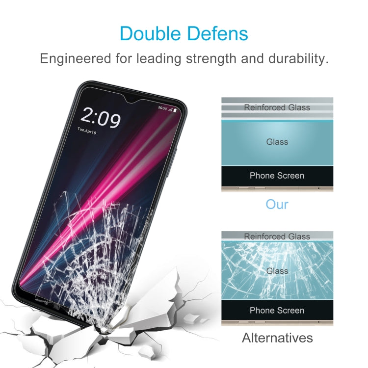 For T-Mobile REVVL 6 Pro 5G 50 PCS 0.26mm 9H 2.5D Tempered Glass Film - Others by buy2fix | Online Shopping UK | buy2fix