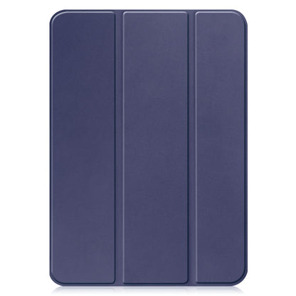 Solid Color Custer Texture Leather Tablet Case For iPad 10th Gen 10.9 2022 / 2025 (Blue) - iPad 2025 / 2022 Cases by buy2fix | Online Shopping UK | buy2fix