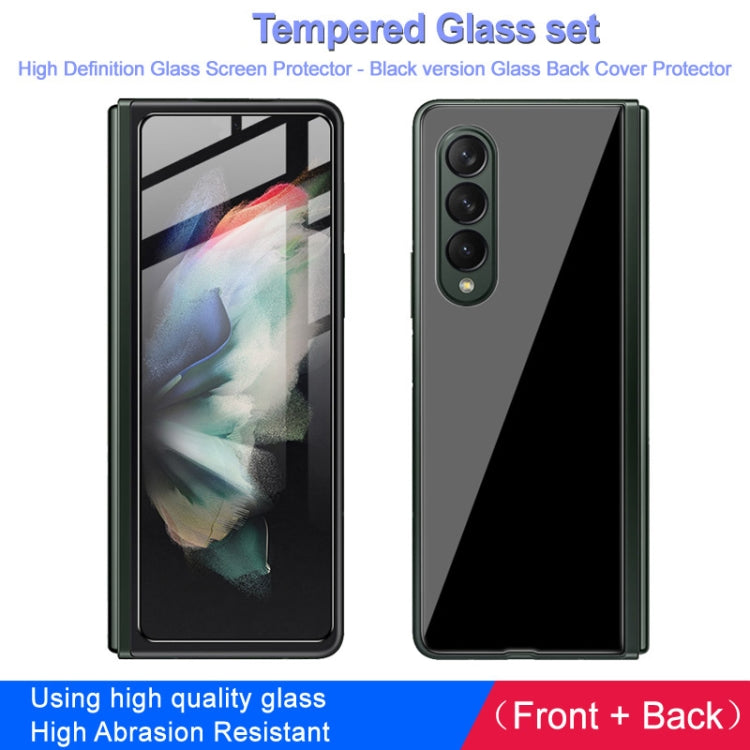 imak Front + Back Tempered Glass Protective Film For Samsung Galaxy Z Fold4 5G - Galaxy Tempered Glass by imak | Online Shopping UK | buy2fix