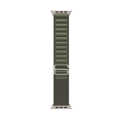 Nylon Loop Watch Band For Apple Watch 46mm / 49mm / 45mm / 44mm(Green) - Watch Bands by buy2fix | Online Shopping UK | buy2fix