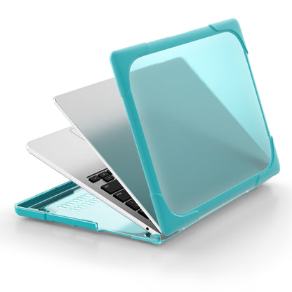 For MacBook Air 13.6 inch A2681 2022 / M3 2024 A3113 / M4 2025 A3240 TPU + PC Two-color Anti-fall Laptop Protective Case(Light Blue) - MacBook Air Cases by buy2fix | Online Shopping UK | buy2fix