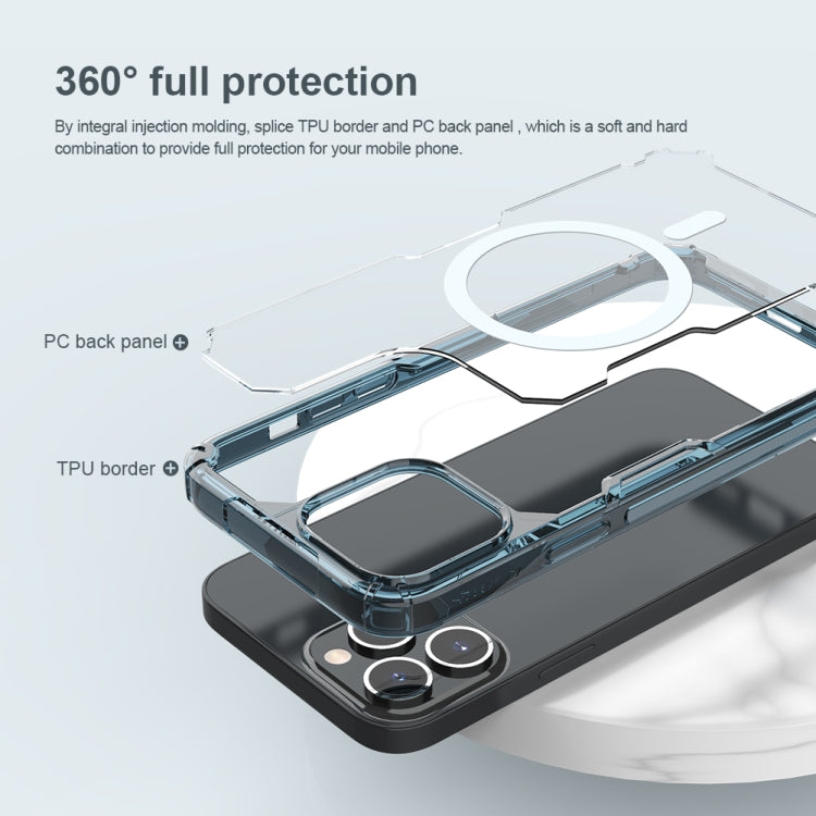 For iPhone 14 Pro NILLKIN Ultra Clear Magsafe PC + TPU Phone Case(Transparent) - iPhone 14 Pro Cases by NILLKIN | Online Shopping UK | buy2fix
