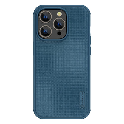 For iPhone 14 Pro NILLKIN Frosted Shield Pro Magsafe Phone Case(Blue) - iPhone 14 Pro Cases by NILLKIN | Online Shopping UK | buy2fix