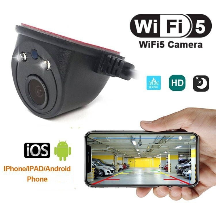 Car USB Wireless HD Wide Angle Night Vision 720P Side View Camera - In Car by buy2fix | Online Shopping UK | buy2fix