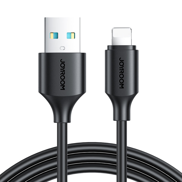 JOYROOM S-UL012A9 2.4A USB to 8 Pin Fast Charging Data Cable, Length:0.25m(Black) - Normal Style Cable by JOYROOM | Online Shopping UK | buy2fix