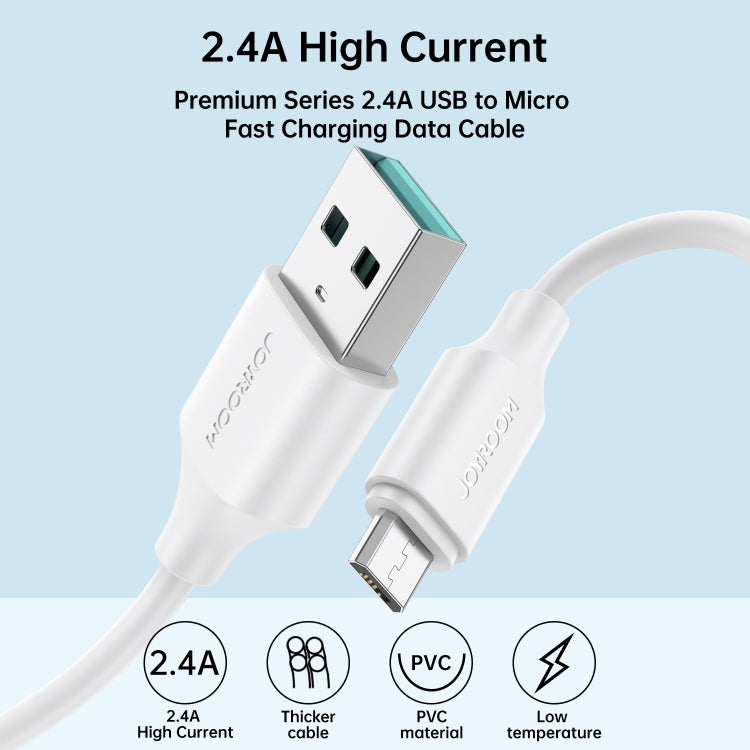 JOYROOM S-UM018A9 2.4A USB to Micro USB Fast Charging Data Cable, Length:0.25m(Black) -  by JOYROOM | Online Shopping UK | buy2fix