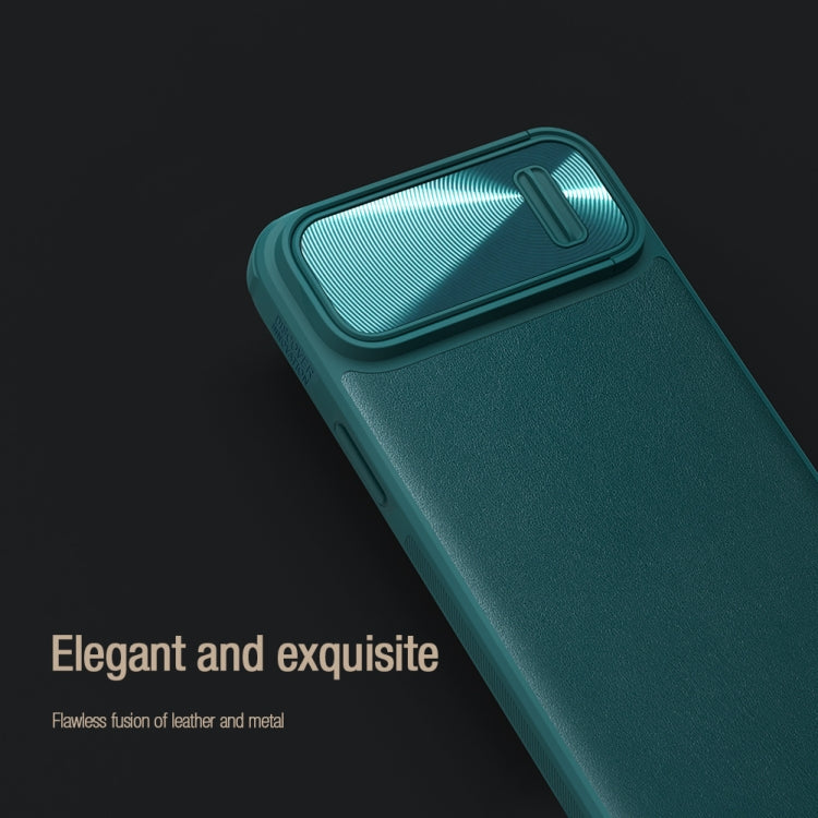 For iPhone 14 NILLKIN PC + TPU Magnetic Phone Case(Green) - iPhone 14 Cases by NILLKIN | Online Shopping UK | buy2fix