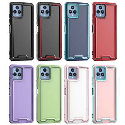 For T-Mobile Revvl 6 5G Armour Two-color TPU + PC Phone Case(Green+Grey) - More Brand by buy2fix | Online Shopping UK | buy2fix