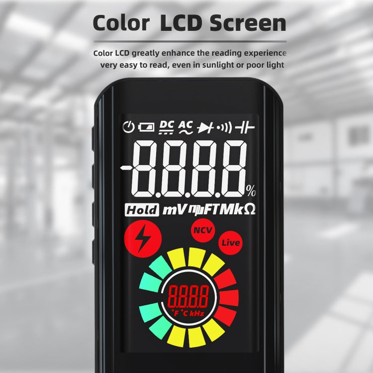 BSIDE A10 Intelligent Large Screen Electromagnetic Radiation Multimeter Tester - Digital Multimeter by BSIDE | Online Shopping UK | buy2fix