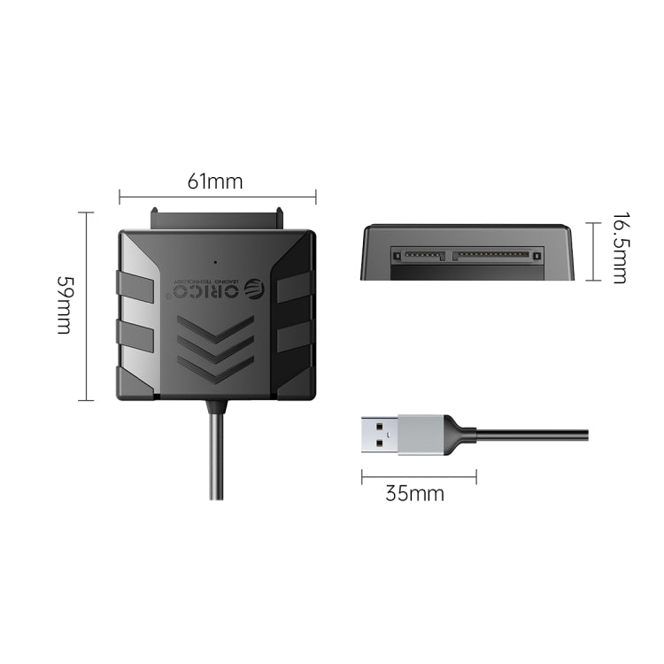 ORICO UTS1 USB 2.0 2.5-inch SATA HDD Adapter, Cable Length:0.5m - USB to IDE / SATA by ORICO | Online Shopping UK | buy2fix