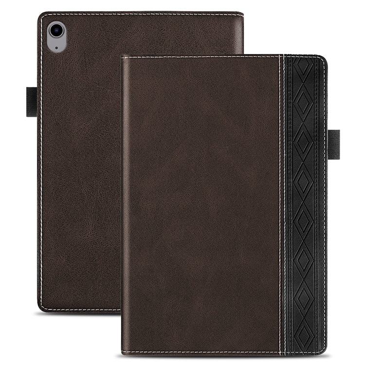 For iPad 2025 / 2022 Splicing Series Tablet PC Leather Case(Coffee) - iPad 2025 / 2022 Cases by buy2fix | Online Shopping UK | buy2fix